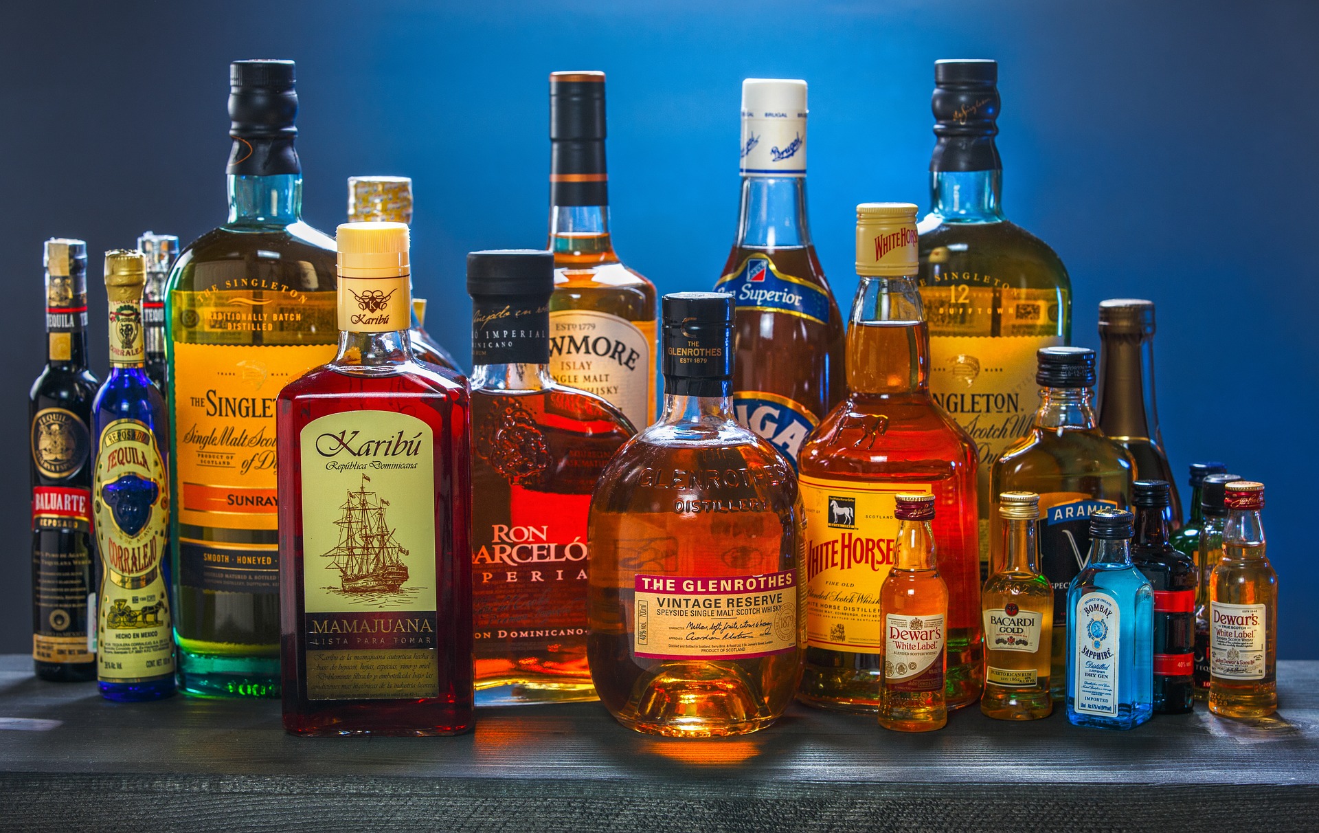 WHISKEY AND VODKA